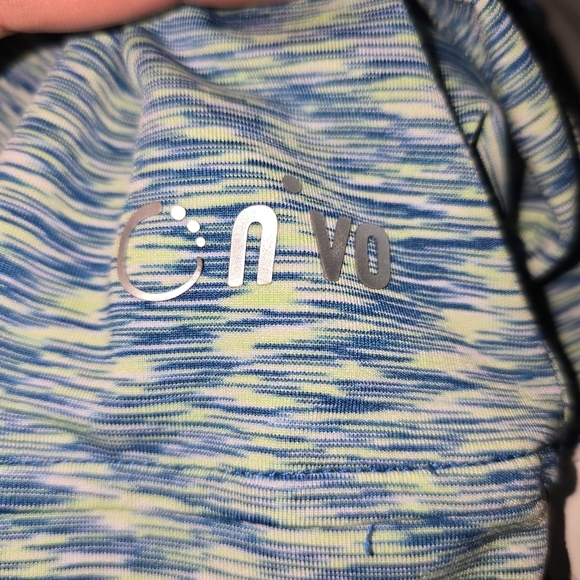 Nivo Sleeveless Zip Golf Dress blue green Pockets Size Medium - Picture 10 of 12